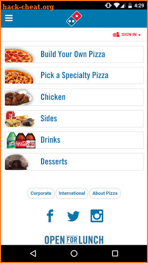 Domino’s Pizza Caribbean screenshot