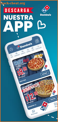 Domino's Pizza El Salvador screenshot