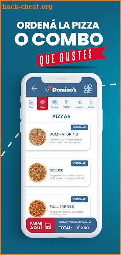 Domino's Pizza El Salvador screenshot