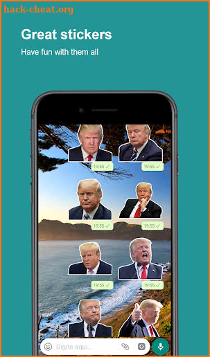Donald Trump Stickers screenshot