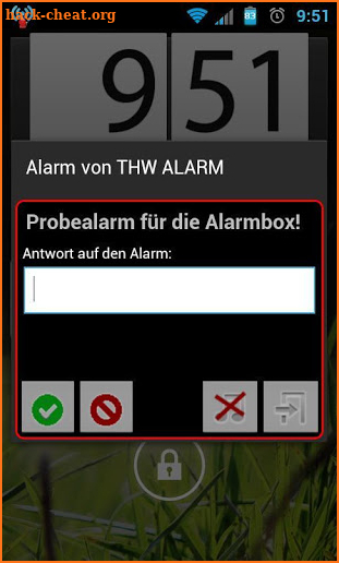 Donate alarm box version screenshot