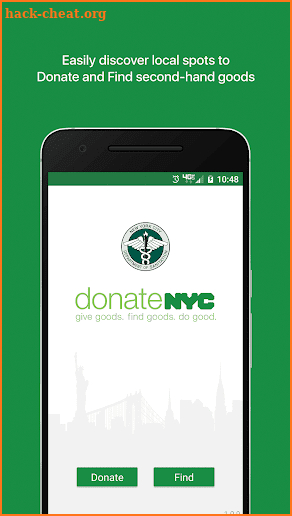 donateNYC screenshot