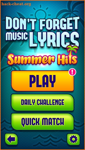 🎵 Don't forget the lyrics 🎵 Summer Song's 🎵 screenshot