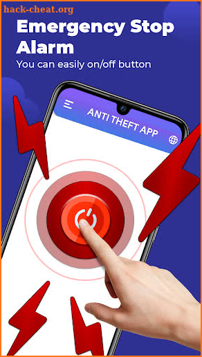 Don't Touch my phone : Phone Anti theft alarm App screenshot