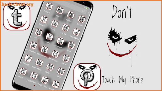 Don't Touch My Phone Theme screenshot