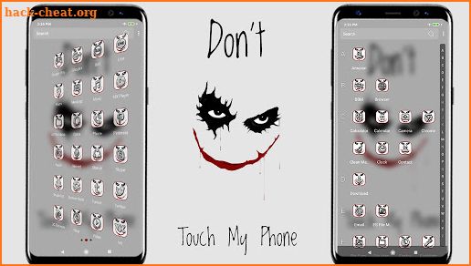Don't Touch My Phone Theme screenshot