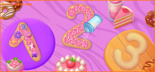 Donut 123 Numbers Kids Games screenshot