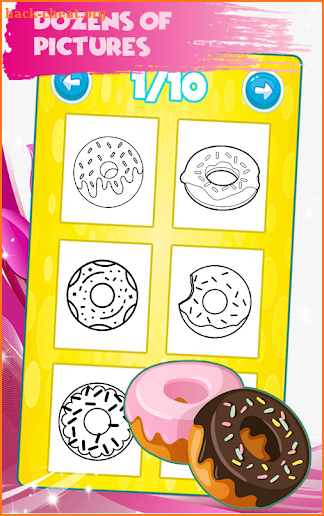 Donuts Coloring Book screenshot