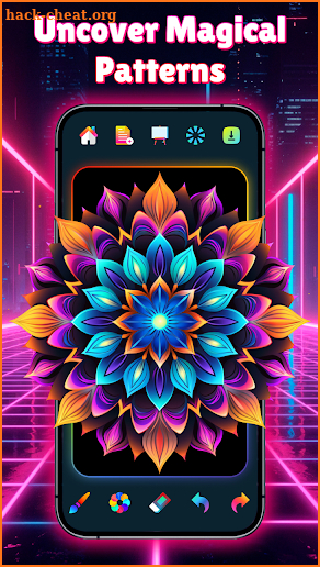 Doodle Art - Glow Drawing App screenshot