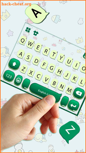 Doodle Chat2 Keyboard Theme screenshot