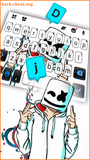 Doodle Dj Keyboard Theme screenshot