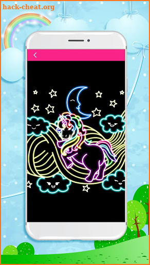 Doodle Glow: Draw Neon Art and Add Cute Stickers screenshot