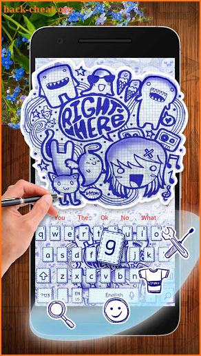 Doodle Keyboard Theme screenshot