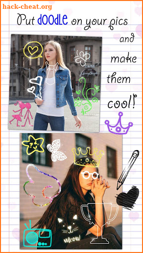 Doodle Photo Editor 😜 Stickers for Pictures screenshot