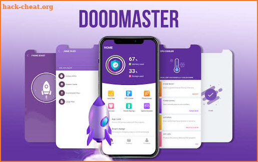 DoodMaster - Phone Booster + Gaming Mode screenshot