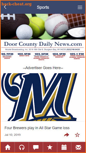 Door County Daily News screenshot