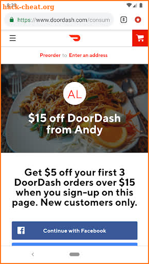 DoorDash Coupon Deals - Save Money on DoorDash screenshot