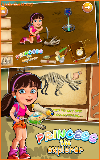 Dora Dinosaur Bones Explorer screenshot