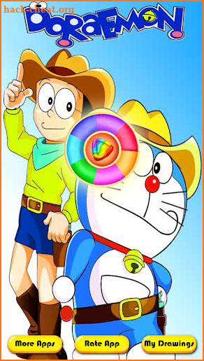 doramon nobita coloring shizuka screenshot