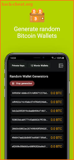 Dormant Bitcoin Explorer screenshot