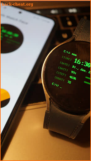 DOS Style Watch face screenshot