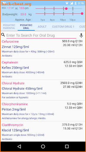 Dosage Calculator Pro (Ads Free) screenshot