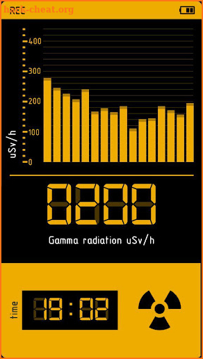 Dosimeter simulator, Geiger counter prank PRO screenshot
