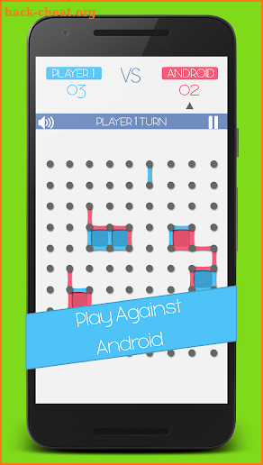 Dots and Boxes game screenshot