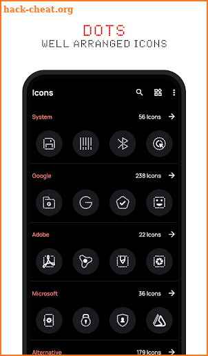 Dots : Nothing Icon pack screenshot