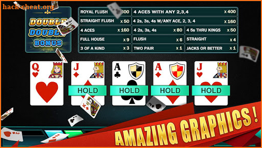 Double Bonus - Aces & Eights - Classic Video Poker screenshot