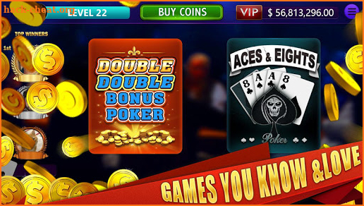 Double Bonus - Aces & Eights - Classic Video Poker screenshot
