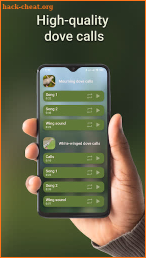 Dove hunting calls screenshot