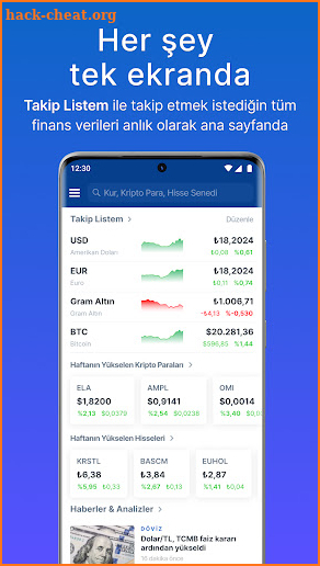 Doviz.com - Altın, Borsa screenshot