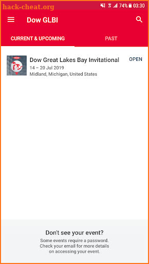Dow Great Lakes Bay Invitational screenshot