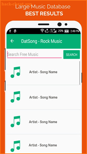 Download Music - DatSong screenshot
