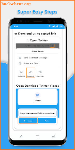 Download Twitter Video - twitter video downloading screenshot