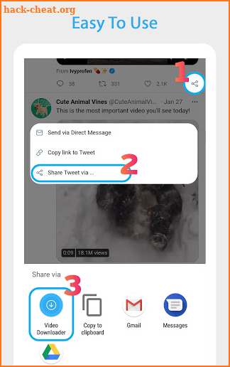 Download Twitter Videos - Save Twitter Video&Gif screenshot