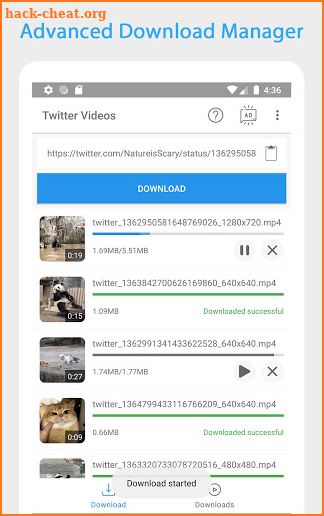 Download Twitter Videos - Save Twitter Video&Gif screenshot