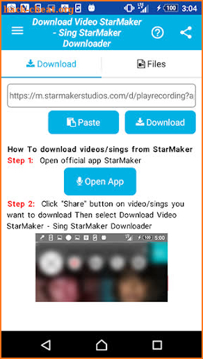 Download Video & Songs for StarMaker screenshot