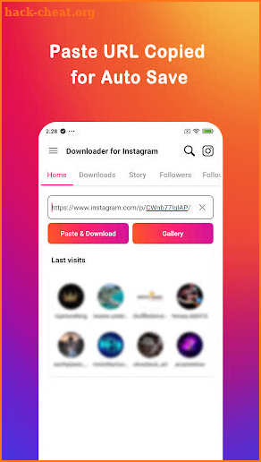 Downloader for Instagram screenshot