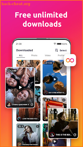 Downloader for Instagram screenshot