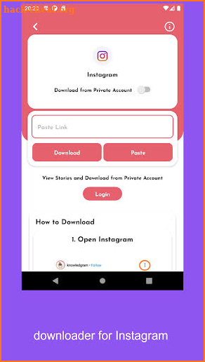 Downloader for Instagram: Photo&Video Saver screenshot
