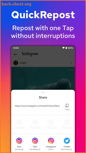 Downloader for Instagram: Video Photo Story - Velo screenshot