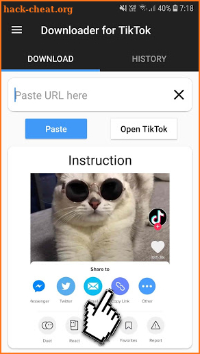 Downloader for Tik Tok (No watermark) screenshot