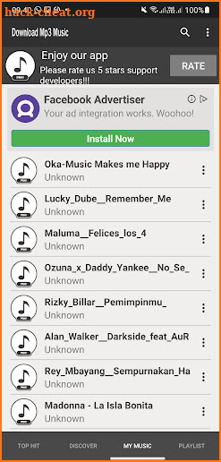 Downloader MP3 music screenshot