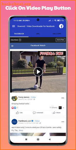 DownVid - Video Downloader for Facebook screenshot