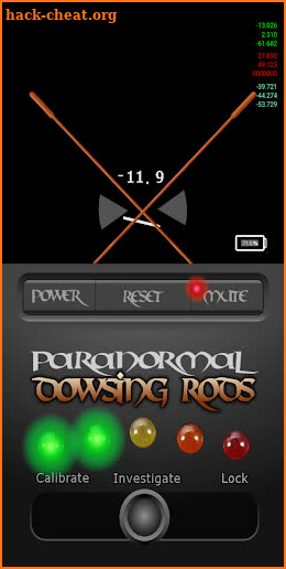 Dowsing Rods EMF app screenshot