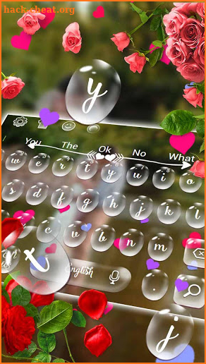 DP Heart Keyboard Theme screenshot