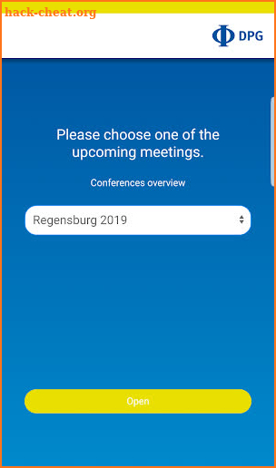 DPG Spring Meetings screenshot