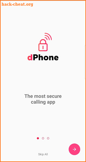 dPhone - The most secure calling app. screenshot